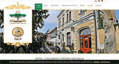 Desktop Screenshot of hotelnepomuk.cz